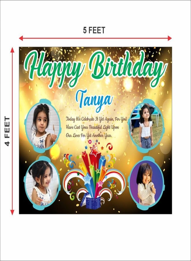 Chitransh Cutstomise Banner for Birthday/Anniversary & for Every Occassion (60x48 inch) - Image 2